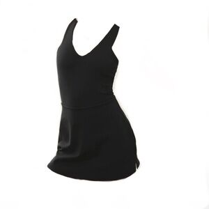 Alo Yoga airbrush real sports racerback tennis dress in black medium
